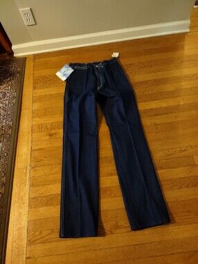 Pegasus 1 Gitano 1981 Vintage Dark Wash High Waist Jeans NWT Deadstock Size 14